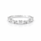 Ring 18K  white gold with Round  Diamond