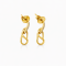 Earrings 18K  Rose Gold with  Diamond