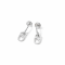 Earrings 18K  Rose Gold with  Diamond