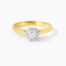 Ring 18K  White gold with Round Diamond