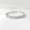 Ring 18K  White gold with Round Diamond