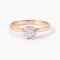 Ring 18K  White gold with Round Diamond