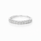 Ring 18K  White gold with Round Diamond