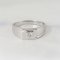 Ring 9K  White gold with Round Diamond