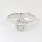Ring 18K  White Gold with Baguette Diamond