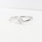 Ring 18K  White gold with Round Diamond