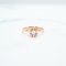 Ring 18K Rose Gold with Round Diamond