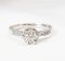 Ring 18K  white gold with Round  Diamond