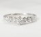 Ring 18K  white gold with Round  Diamond