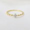 Ring18K yellow Gold with Round Diamond