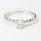 Ring 18K  White gold with Round Diamond