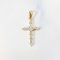 Pendants 18K  White gold with Round Diamond