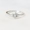 Ring 18K  White gold with Round Diamond