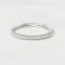 Ring 18K  White gold with Round Diamond