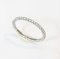 Ring 18K  White gold with Round Diamond