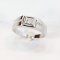 Ring 18K  White gold with Round Diamond