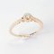 Ring 18K  Rose gold with Round Diamond