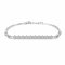 Bracelets 18K White Gold with Round Diamond
