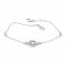 Bracelets 18K  white gold with Round Diamond