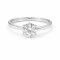Ring 18K  White gold with Round Diamond