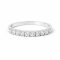 Ring 18K  White gold with Round Diamond