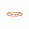 Ring 18K Rose  Gold with Round Diamond