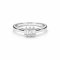 Ring 18K White Gold with Round Diamond