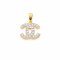 Pendants 18K  Yellow Gold with Round Diamond