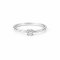 Ring 18K  White gold with Round Diamond