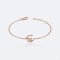 Bracelets 18K White Gold with Round Diamond