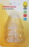 3 pack silicone nipple (Size Medium)