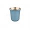 ถ้วยกาแฟเอสเพรสโซ่สแตนเลส 2 ชั้น (80 ml) สีฟ้า