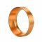 วงแหวนครอบด้ามชงกาแฟ สีส้มทอง ขนาด 51 mm