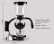 เครื่องชงกาแฟไซฟ่อน 3 cups 360 ml (New design)
