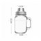 Glass Jar Shaker 450 ml (ฺC) มีหูจับ