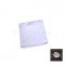ผ้าเช็ดแก้ว/จาน cotton สีขาว 50 x 50 cm
