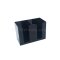 กล่องอะคริลิคใส่แก้วกาแฟ16-22 ออนซ์ 2 ช่องสีดำ ขนาด 21.5x11x15 cm