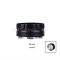 แทมเปอร์มาการองสามแฉก พลาสติกABS สีดำ 58 mm (น้ำหนักเบา) เกรด B
