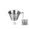 ถ้วยตวงกาแฟสแตนเลส 100 ml สีเงิน เกรดB