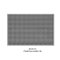 Bar mat 30x45 cm สีเทา ความหนาพิเศษ ปุ่มยางใหญ่