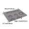 Coffee tamper mat สีเทา