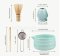 ชุดเซ็ตทำมัทฉะ สีเขียว/สีฟ้าพาสเทล(5 pcs)