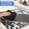 ผ้าเช็ดจานวาฟเฟิลไมโครไฟเบอร์ ขนาด 40x60 cm สีดำ