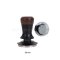 แทมเปอร์สปริงมีสเกลหน้าเรียบ สีดำ/วอลนัท 58 mm