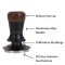 แทมเปอร์สปริงมีสเกลหน้าเรียบ สีดำ/วอลนัท 58 mm