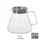 โถแก้วรองกาแฟดริป Diamond (600ml) Type A (ปากเทเล็ก)