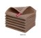 ชุดผ้าเช็ดแก้ว/จาน cotton ลายวาฟเฟิลสีน้ำตาล ขนาด 34x34 cm 6 ชิ้น
