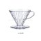 กรวยดริปกรองกาแฟพลาสติกใส 1-2 CUPS รุ่นประหยัด