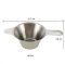 ที่กรองชาสแตนเลส 304 ขนาด L (12.7x3.5 cm)