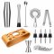 COCKTAIL SHAKER SET (พร้อมฐานวางไม้) 750/600 ml